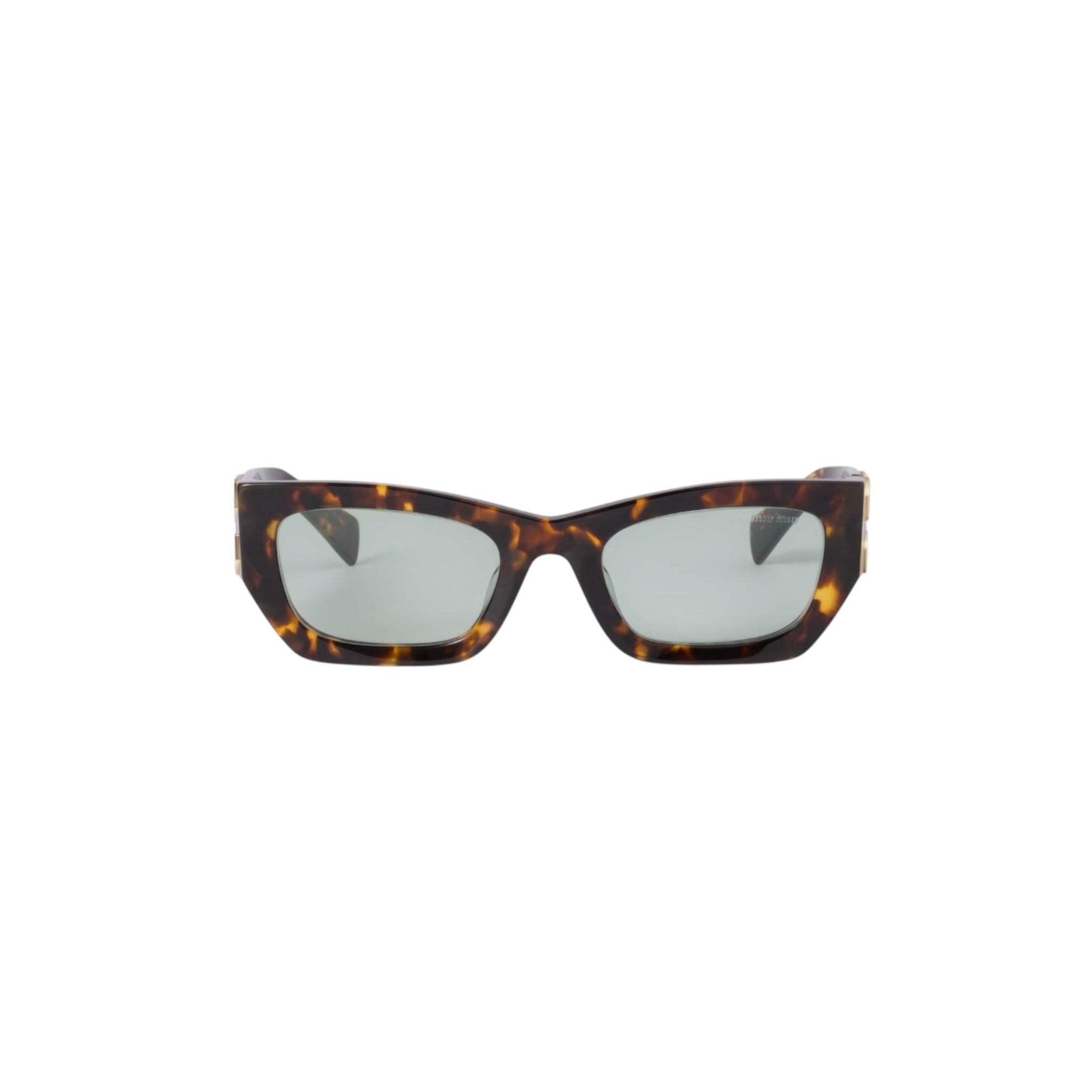 PRE-OWNED Green Lenses Miu Glimpse Sunglasses