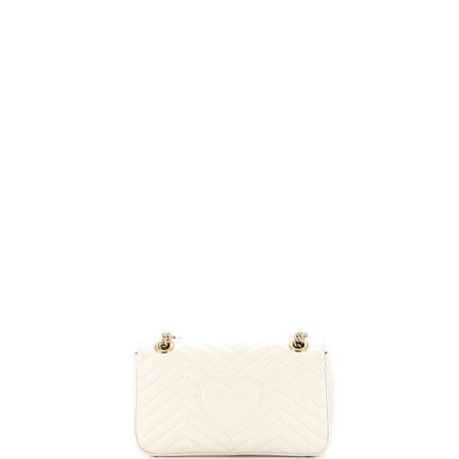 GUCCI - Bolso con solapa GG Marmont Matelasse pequeño