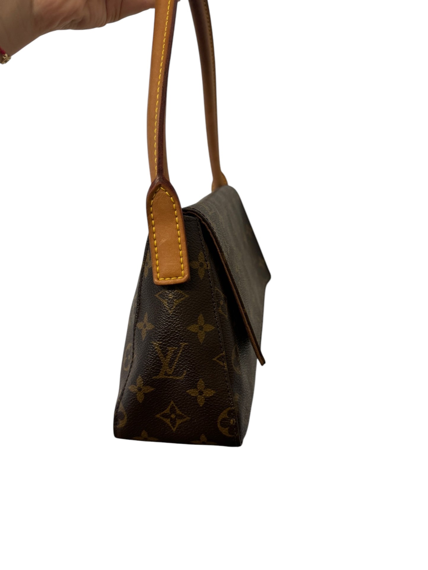 PRE-OWNED LV Monogram Canvas Looping PM