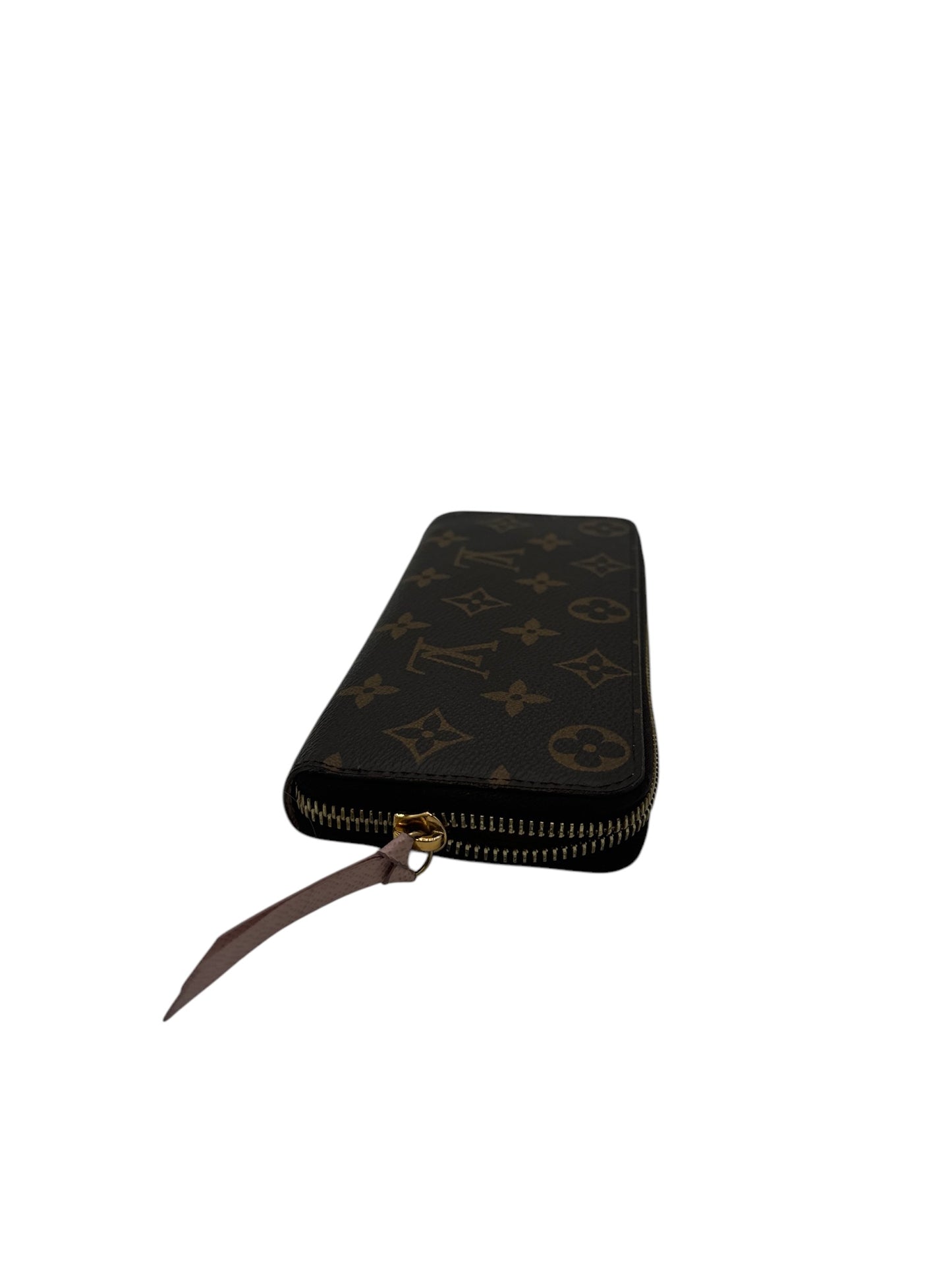 PRE-OWNED LV Monogram Canvas Clemence Wallet