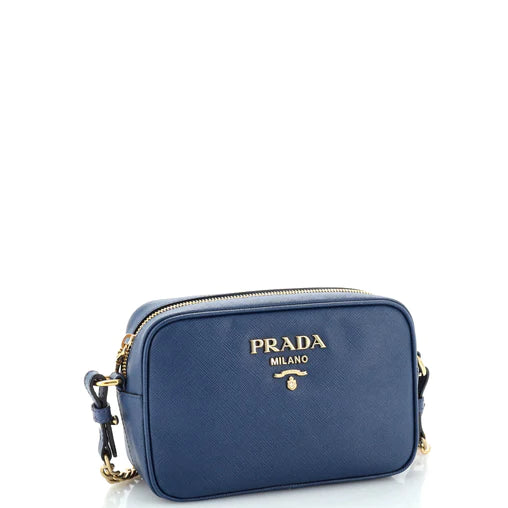 PRADA - Chain Camera Bag Saffiano Leather Small