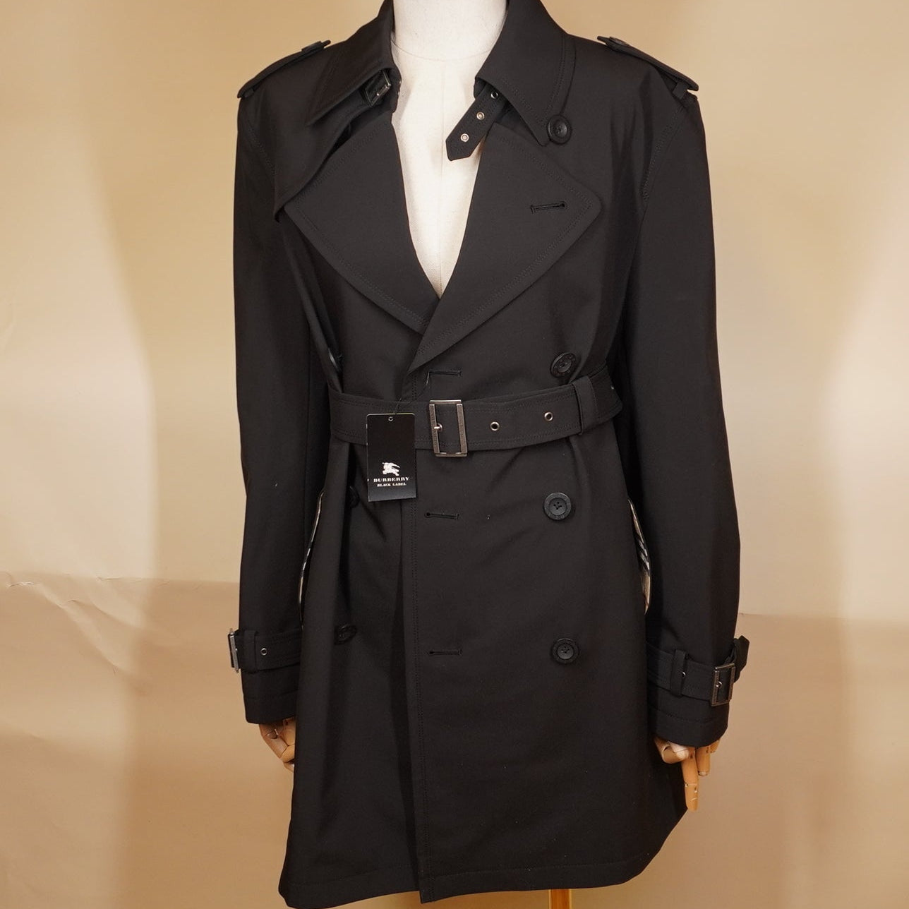 PRE-OWNED Burberry Mid-Length Kensington Heritage Trench Coat 