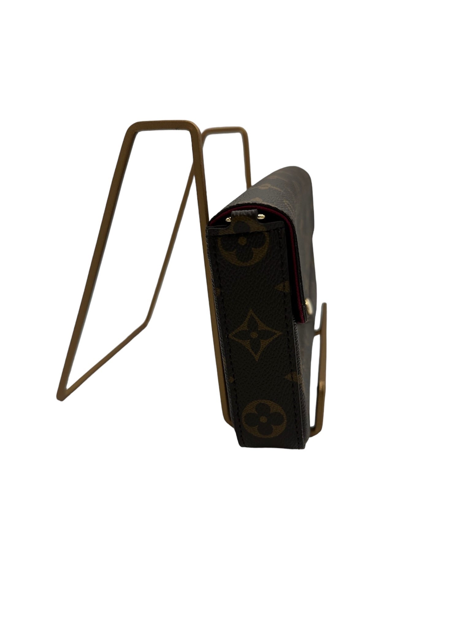 LOUIS VUITTON - Monogram Coated Canvas Felicie Pochette Crossbody Bag