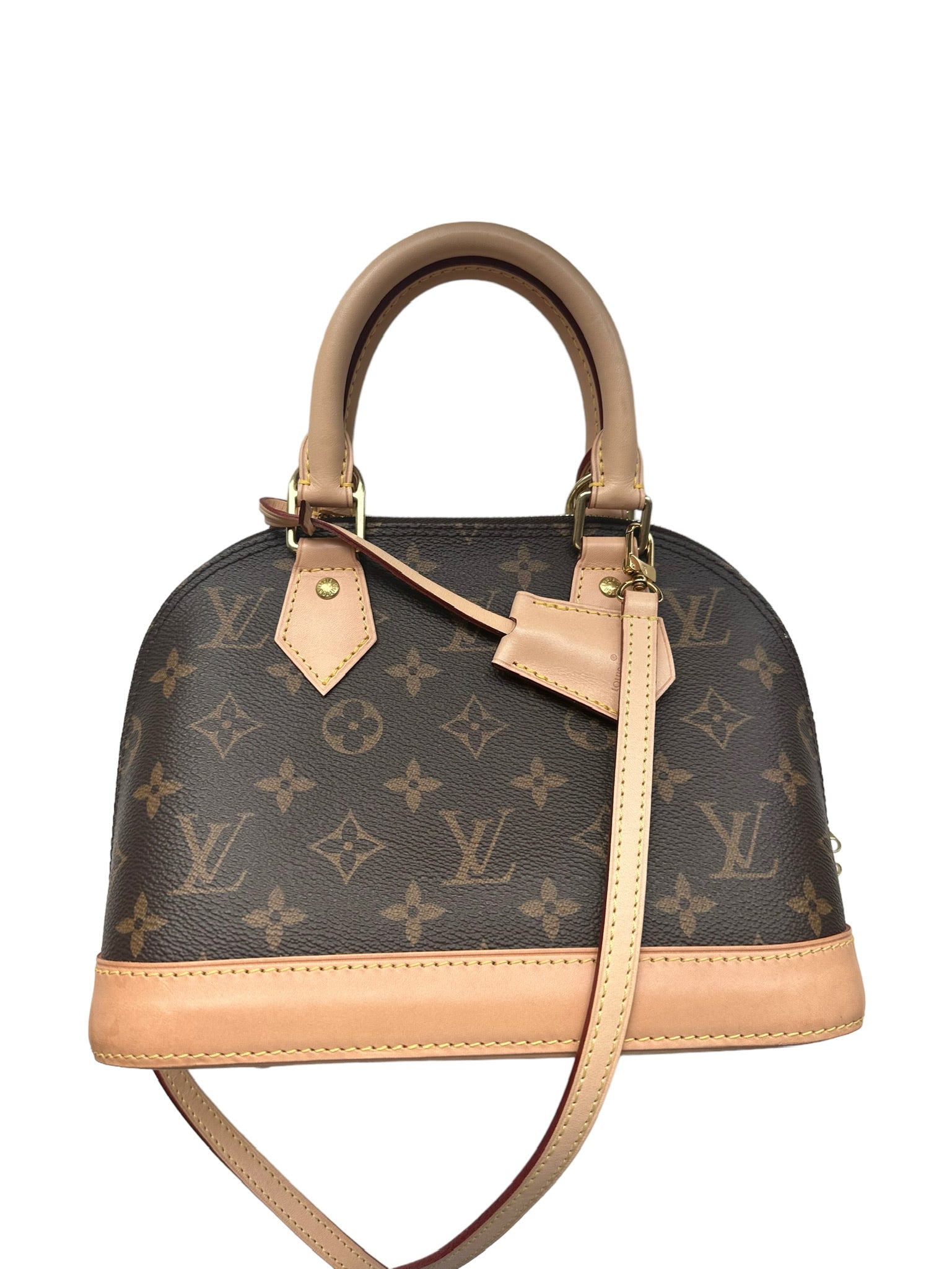 LOUIS VUITTON - Alma BB de lona con monograma 