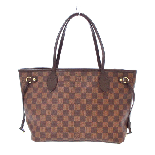 LOUIS VUITTON - Neverfull PM Damier Ebene Canvas Shoulder Bag