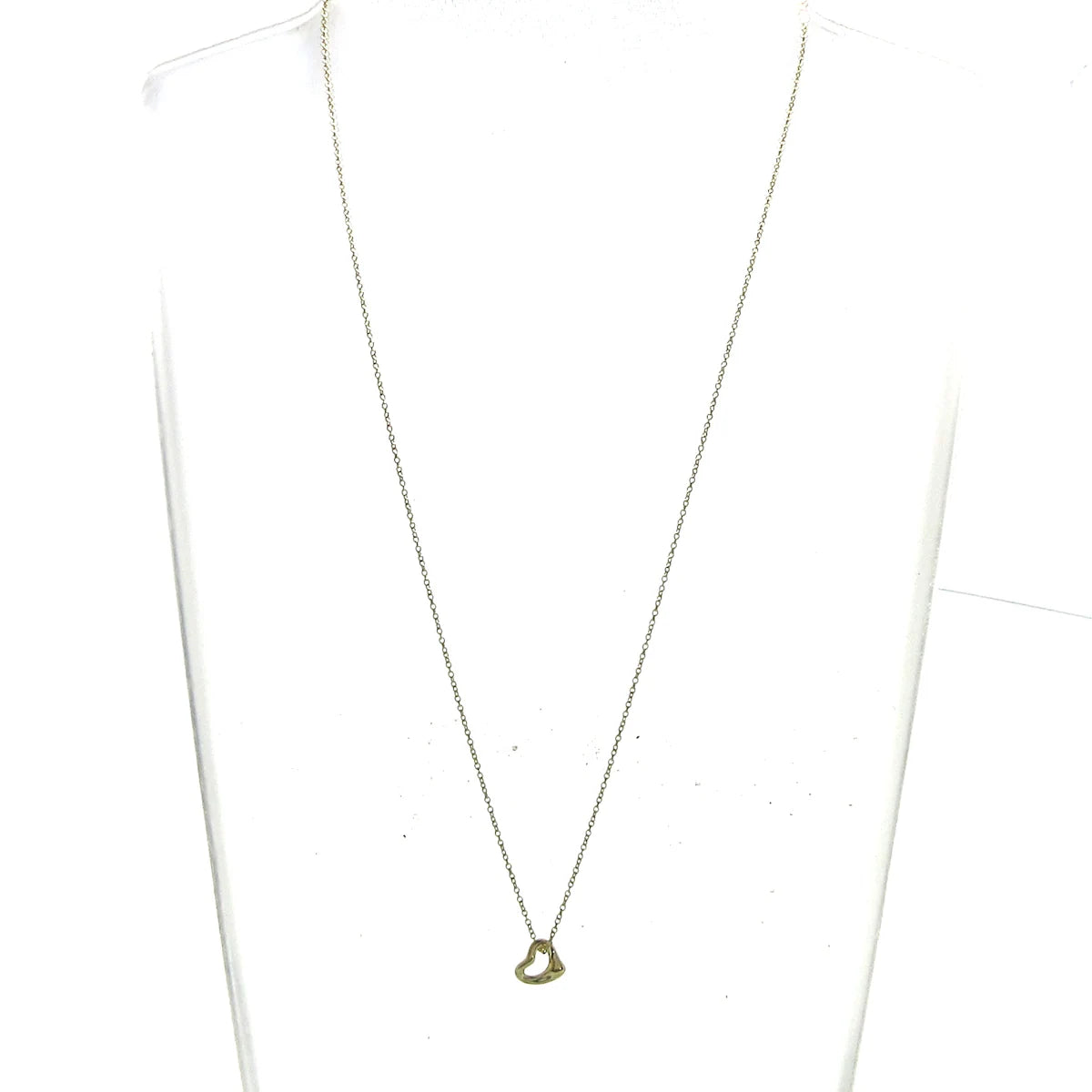 PRE-OWNED Open Heart 18K Yellow Gold Necklace