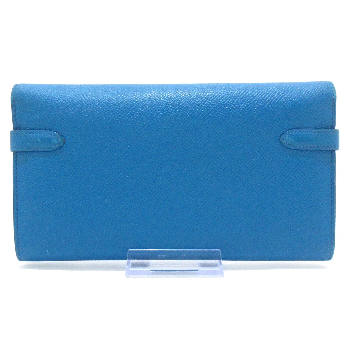 HERMES - Cartera larga Kelly azul