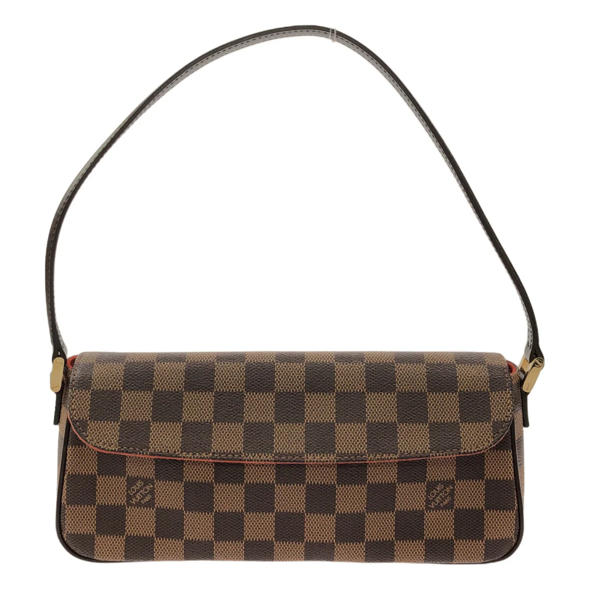 LOUIS VUITTON - Bolso de hombro Recoleta Damier Lona Ebene Damier