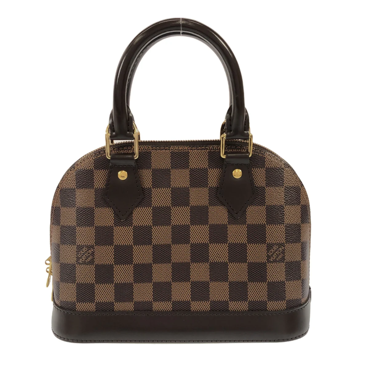 PRE-OWNED LV Alma BB Damier Ebene Canvas Shoulder Bag