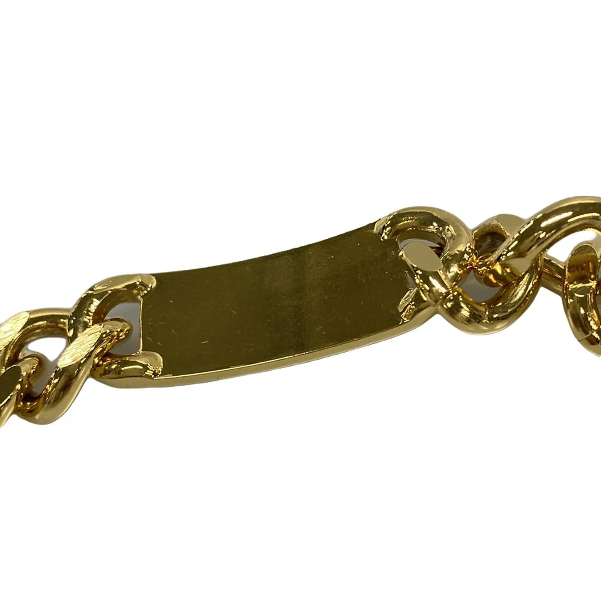 PRE-OWNED CC Chain Coin Belt Gold Hardware