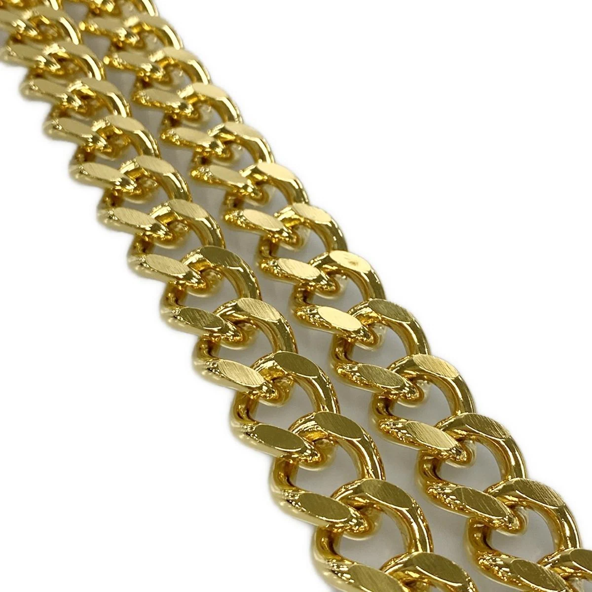 PRE-OWNED CC Chain Coin Belt Gold Hardware