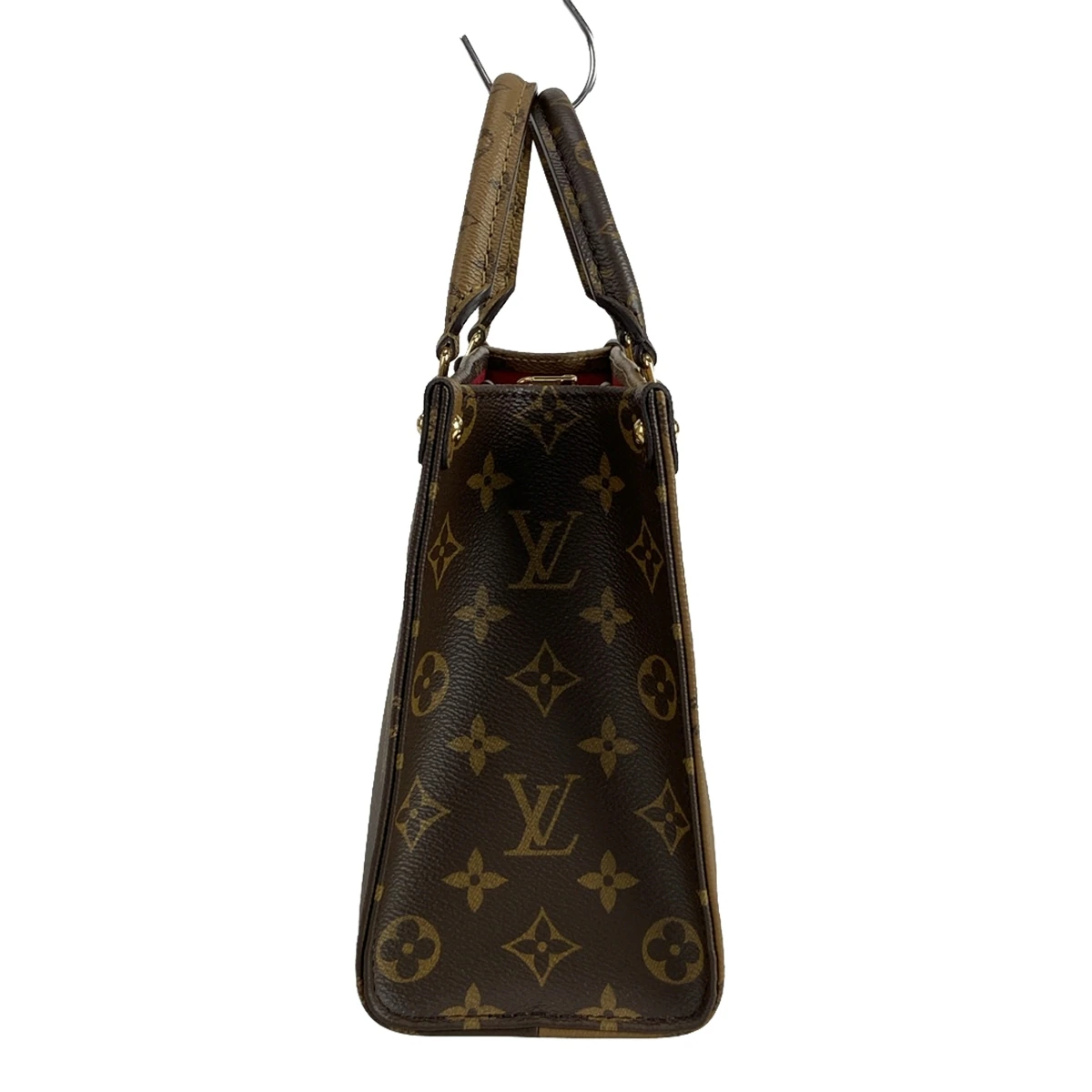 PRE-OWNED LV On The Go PM Monogram Reverse Tote Bag