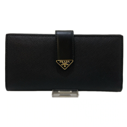 PRE-OWNED Logo-Plaque Snap-Fastening Wallet