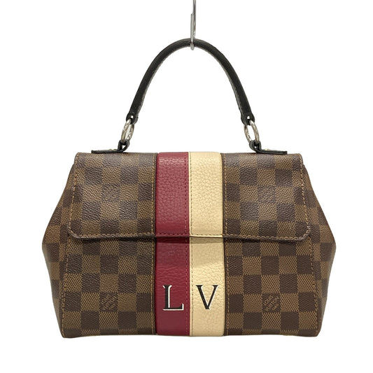 LOUIS VUITTON - Bond Street BB Damier Ebene Canvas Taurillon Leather Shoulder Bag