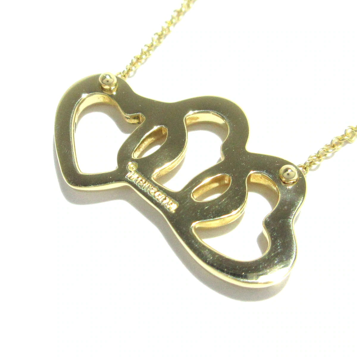 TIFFANY&CO. - Triple Open Heart Necklace 18K Yellow Gold