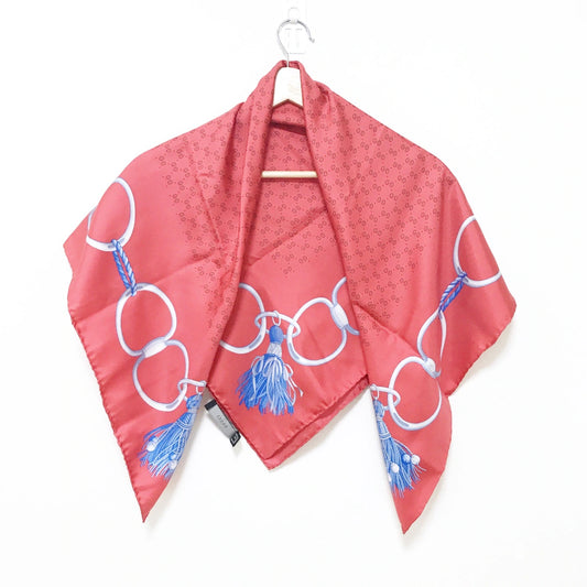 GUCCI - Red Horsebit Scarf