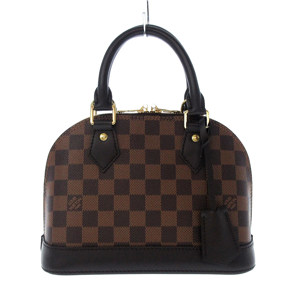 PRE-OWNED LV Alma BB Damier Ebene Canvas Shoulder Bag