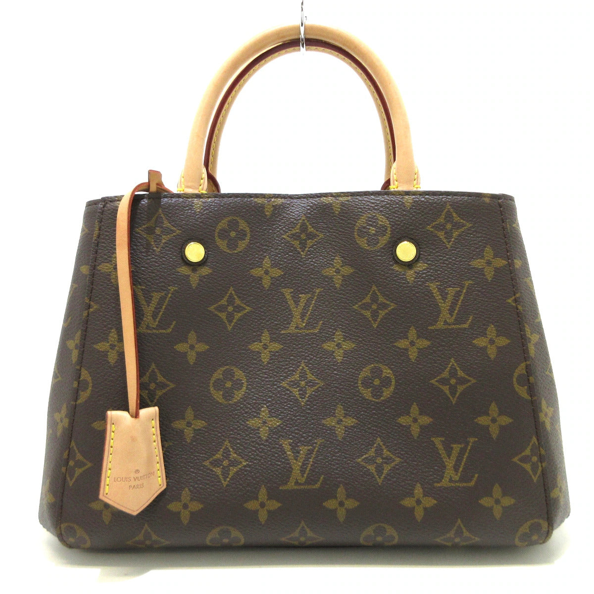 PRE-OWNED LV Montaigne BB Monogram Canvas Shoulder Bag