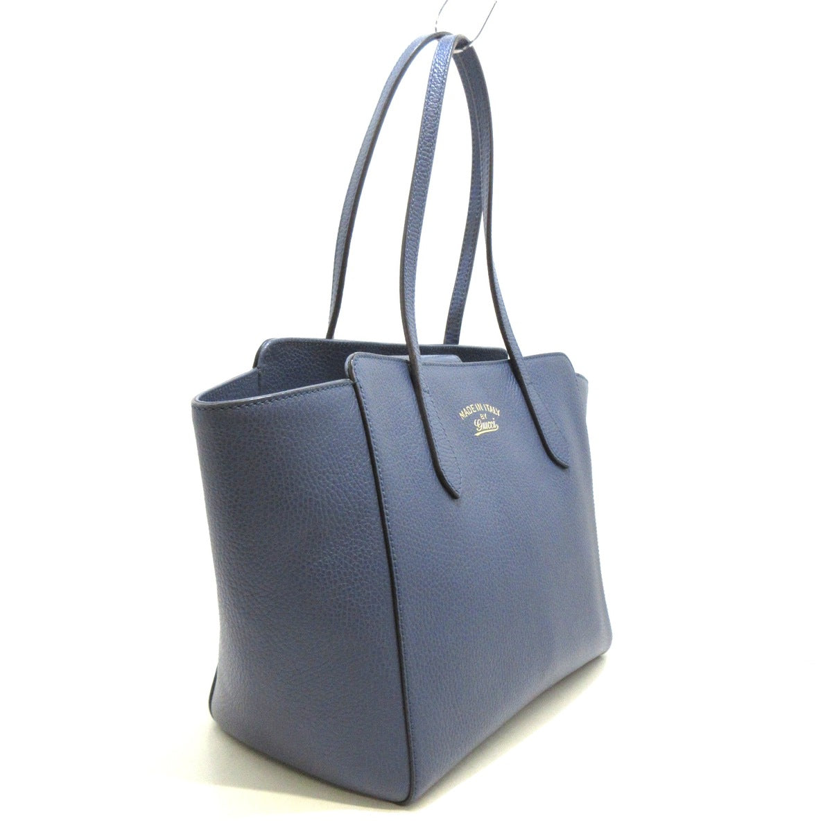 GUCCI - Swing Medium Tote Tote Bag  Navy Leather