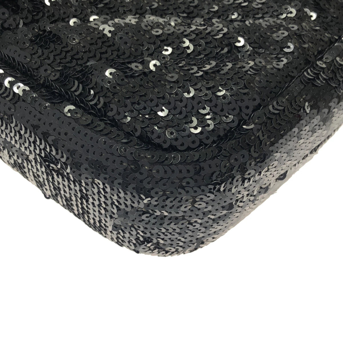 GUCCI - GG Marmont Shoulder Bag 446744 Black Sequins Leather