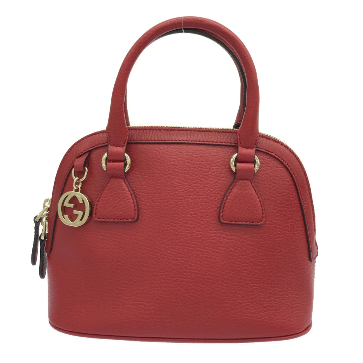 GUCCI - Red Interlocking G Handbag