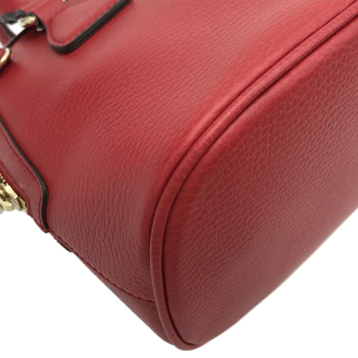 GUCCI - Red Interlocking G Handbag