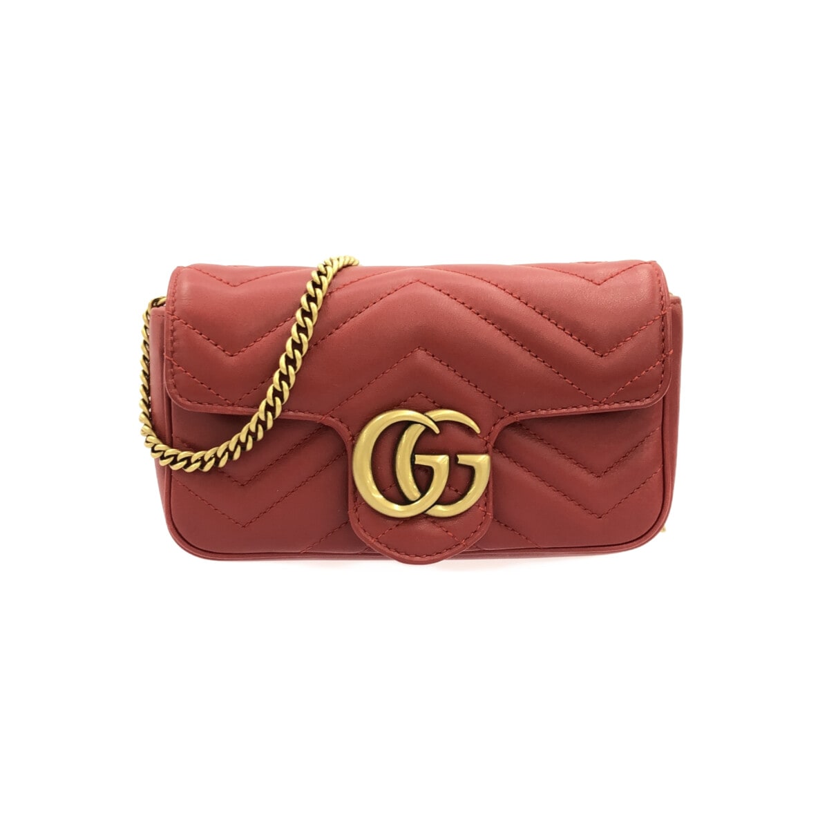 GUCCI - GG Marmont Quilted Leather Super Mini Bag