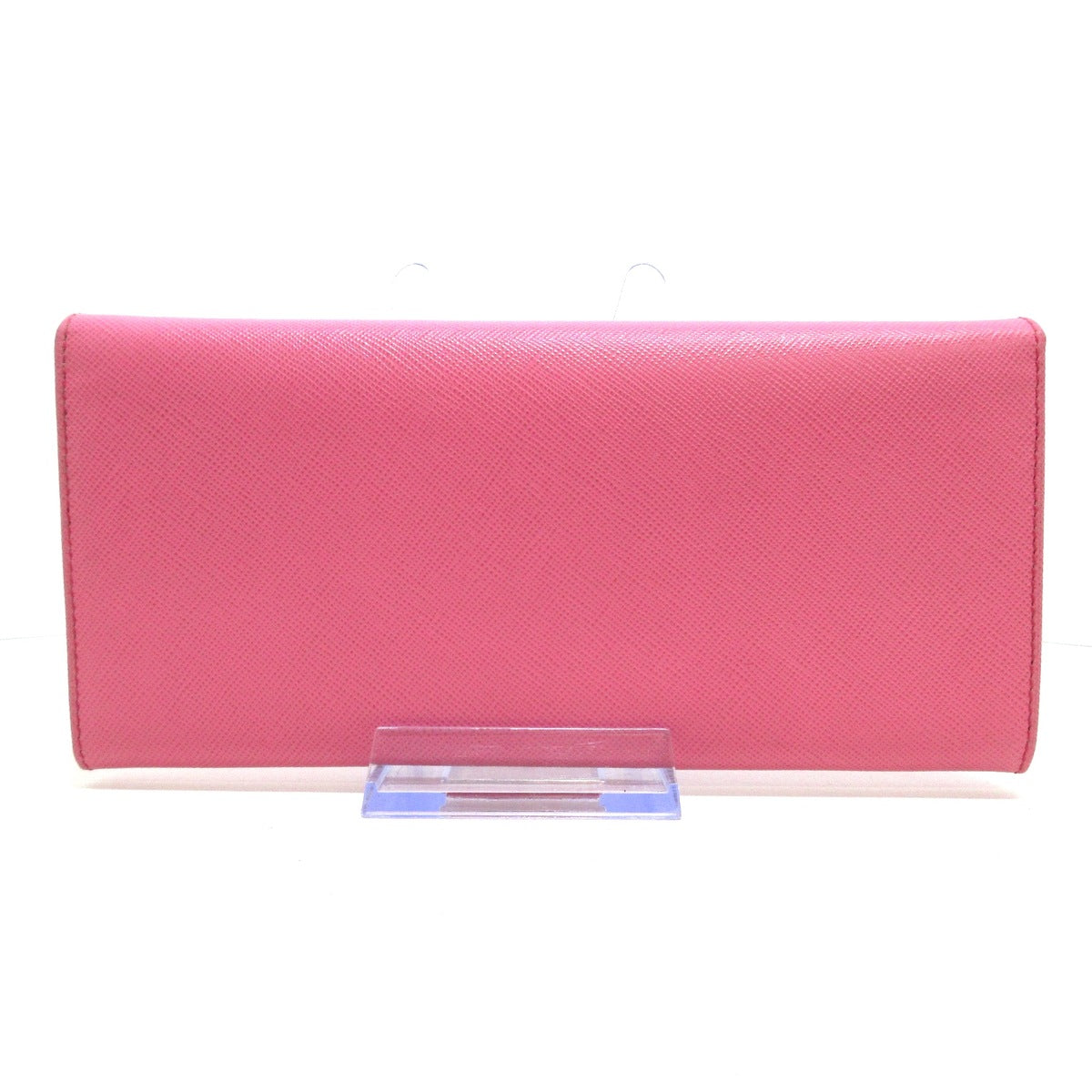 PRADA - Long Wallet Pink Saffiano Leather