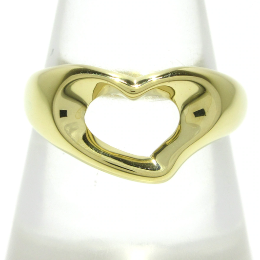 PRE-OWNED 18K Yellow Gold Open Heart Ring