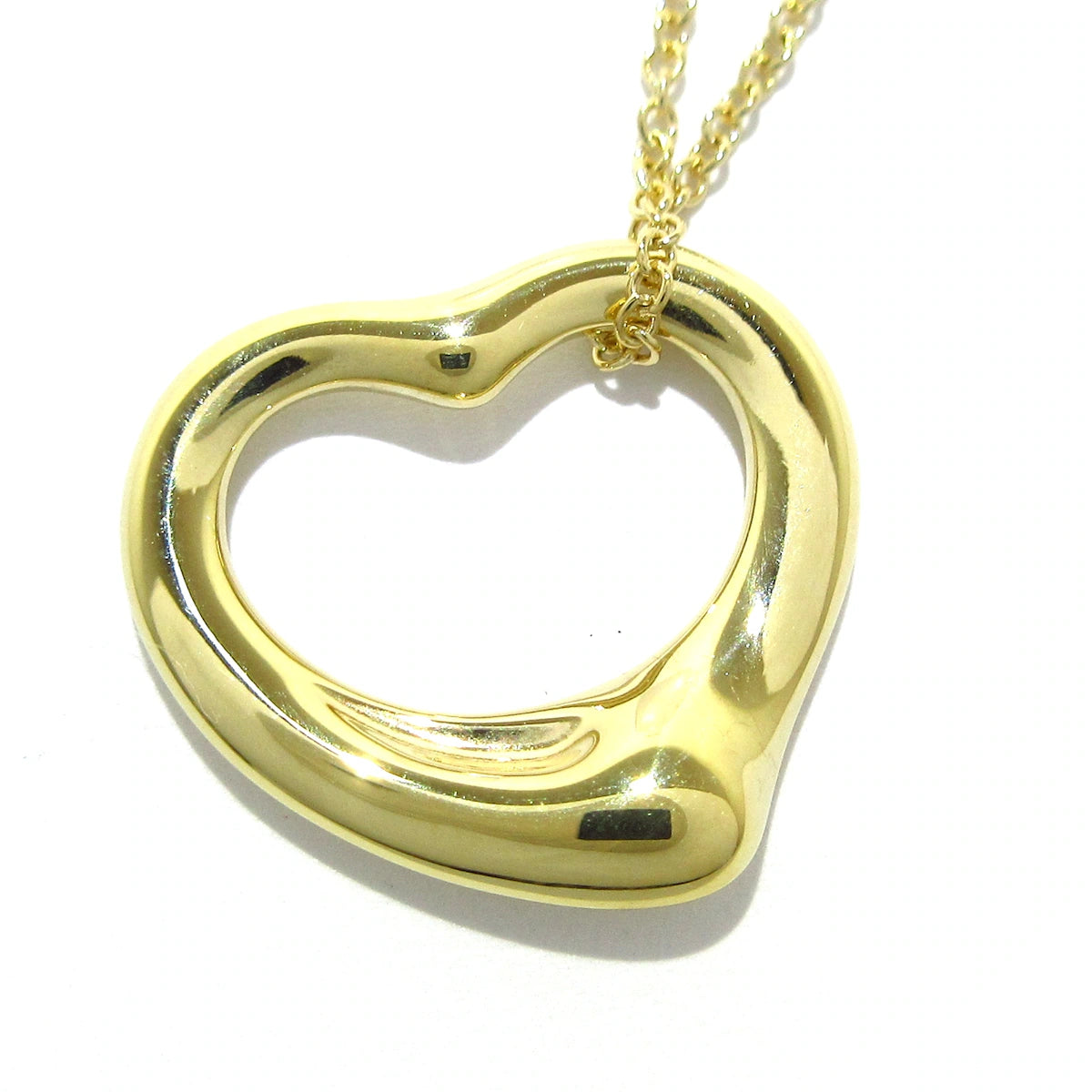 TIFFANY&CO - Open Heart Necklace 18K Yellow Gold