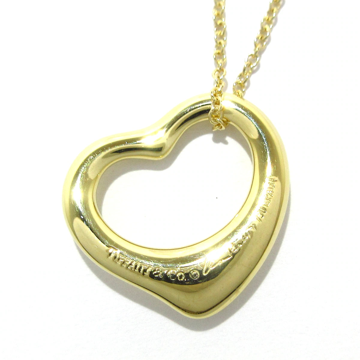 TIFFANY&CO - Open Heart Necklace 18K Yellow Gold