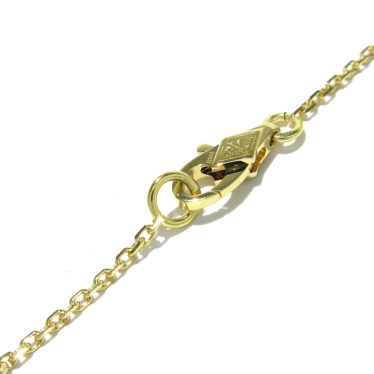 VAN CLEEF - Sweet Alhambra Necklace 18K Yellow Gold Mother of Pearl