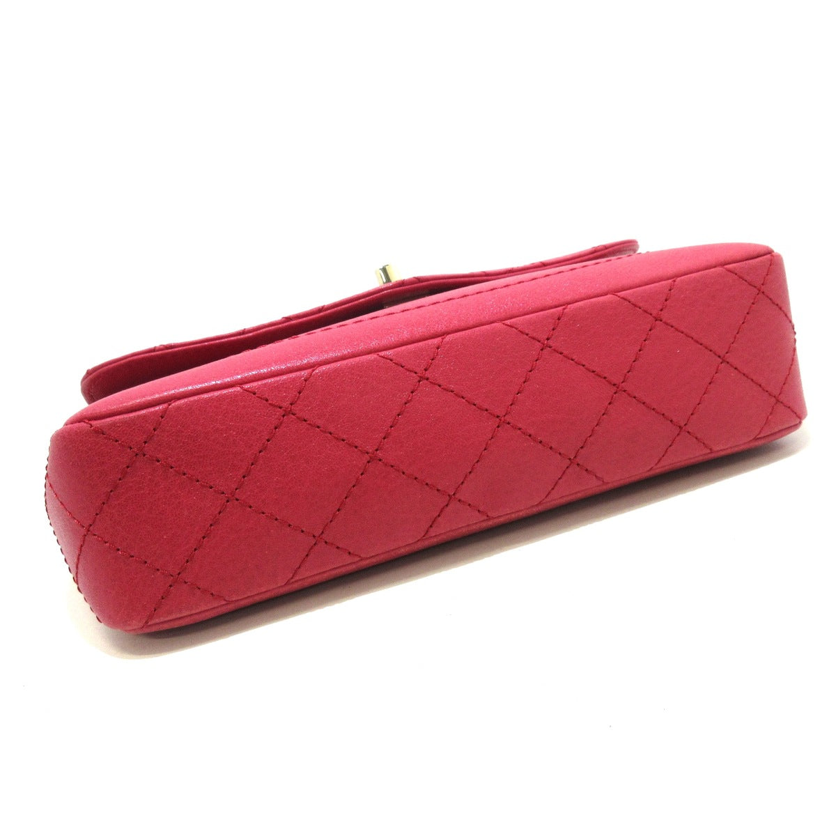 CHANEL - Single Flap Matelasse Shoulder Bag Pink Leather