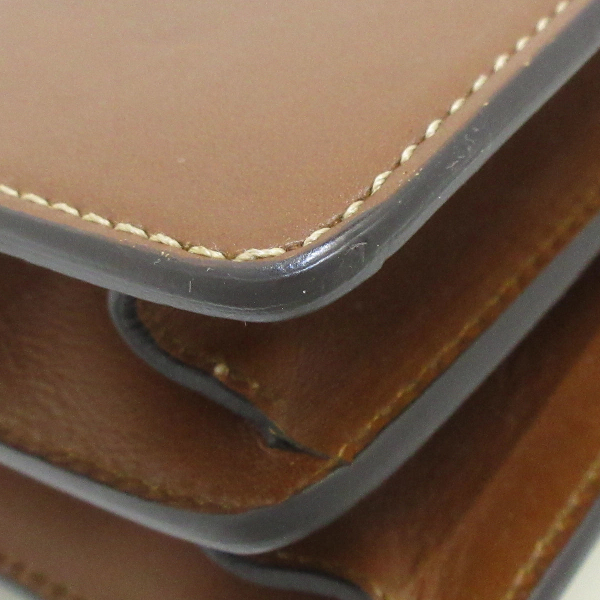 GUCCI - Animalier Shoulder Bag Brown Leather