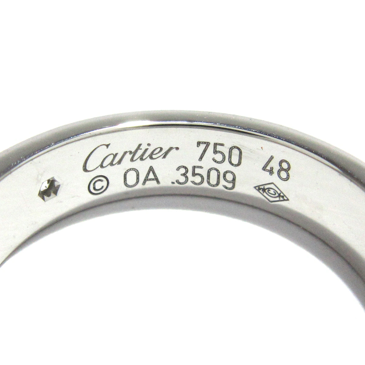 CARTIER - Mini Love Ring 18K White Gold Diamond