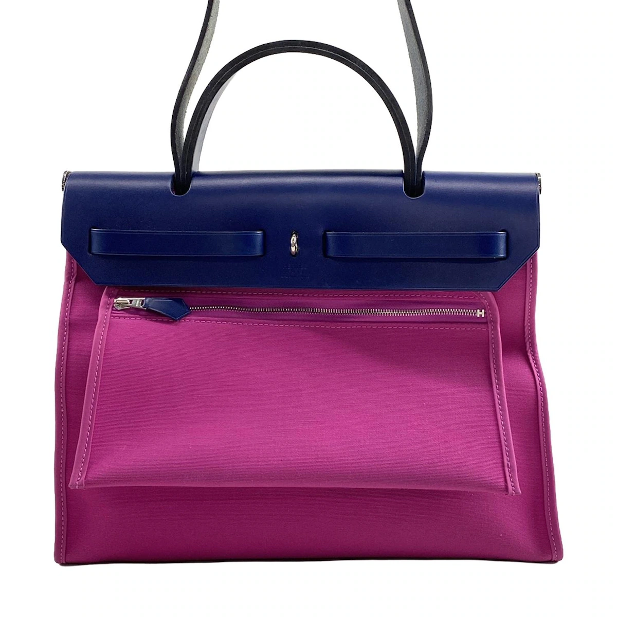 Bolso Magnolia Bleu Saphir Vache Hunter Toile Officier Herbag Zip 31 PM de segunda mano