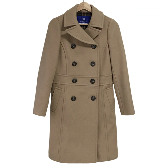 PRE-OWNED -Blue Label Beige Wool Women's Coat