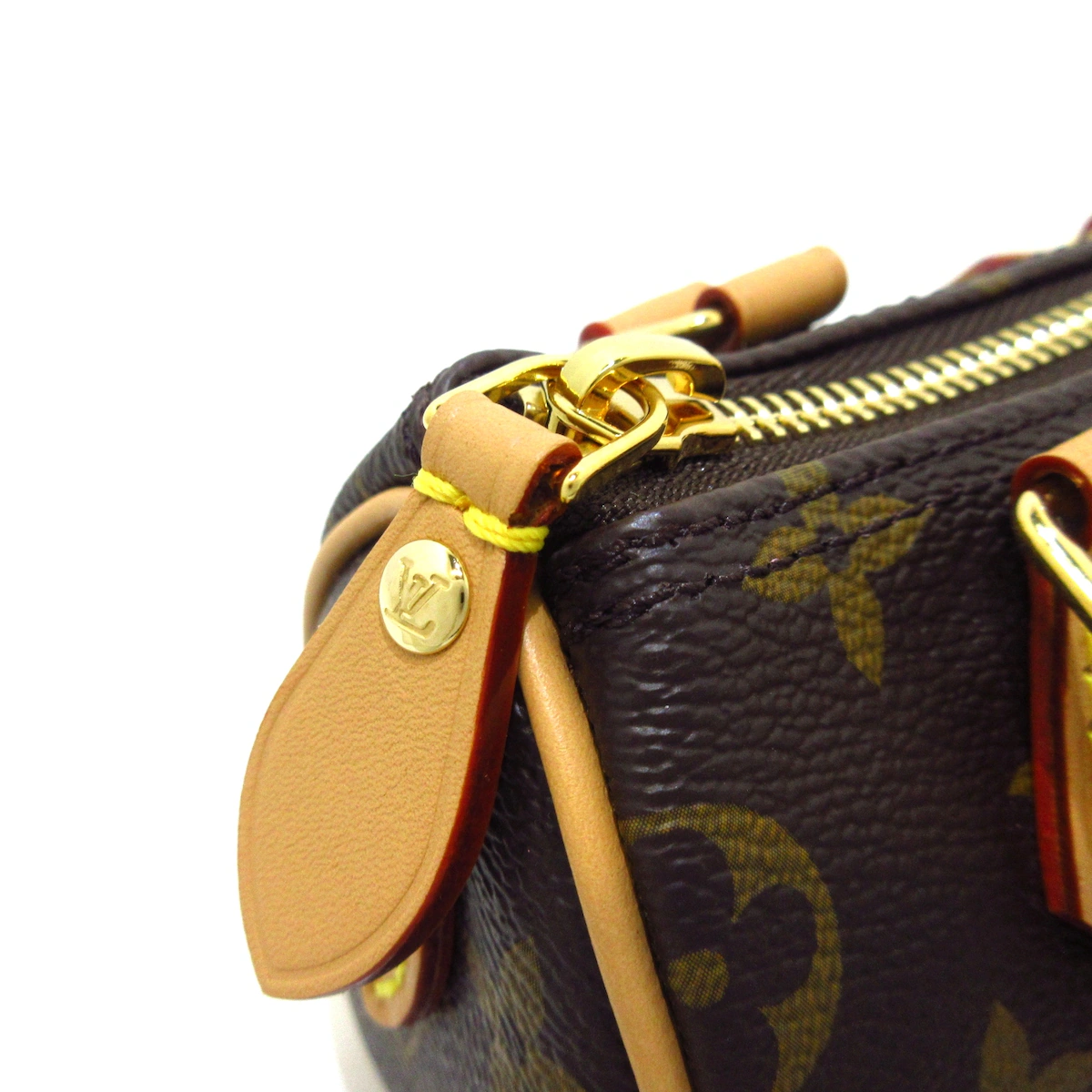 PRE-OWNED LV Nano Speedy Vivienne Monogram Canvas Crossbody Bag