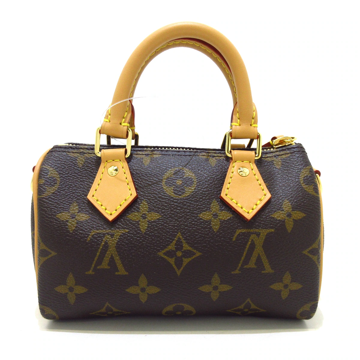 PRE-OWNED LV Nano Speedy Vivienne Monogram Canvas Crossbody Bag