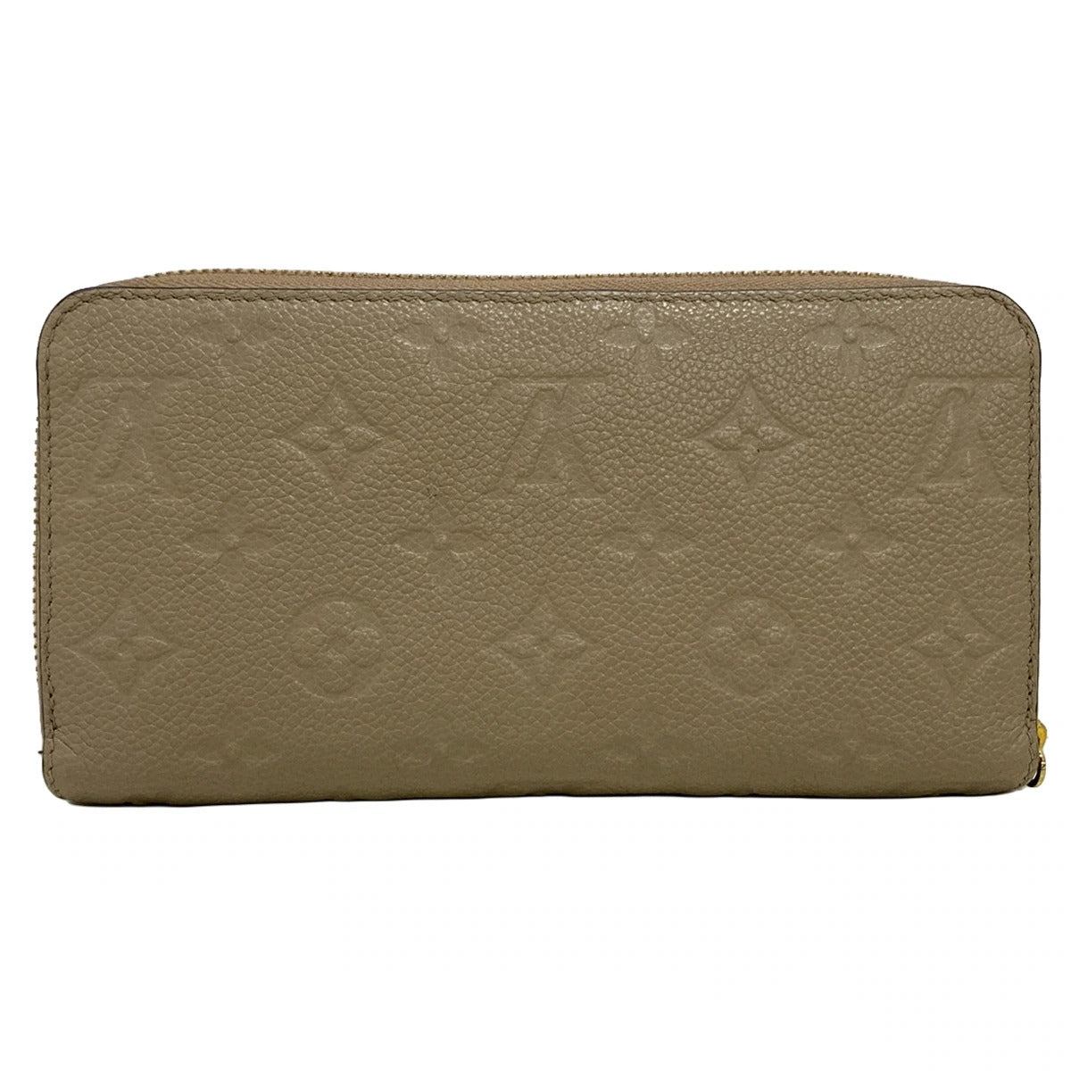 PRE-OWNED LV Zippy Wallet Tourterelle Monogram Empreinte Long Wallet