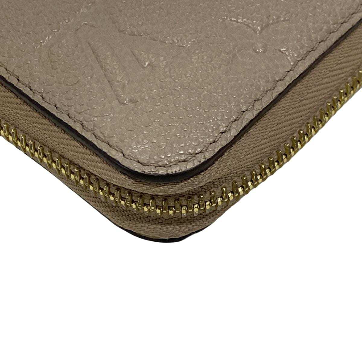 PRE-OWNED LV Zippy Wallet Tourterelle Monogram Empreinte Long Wallet