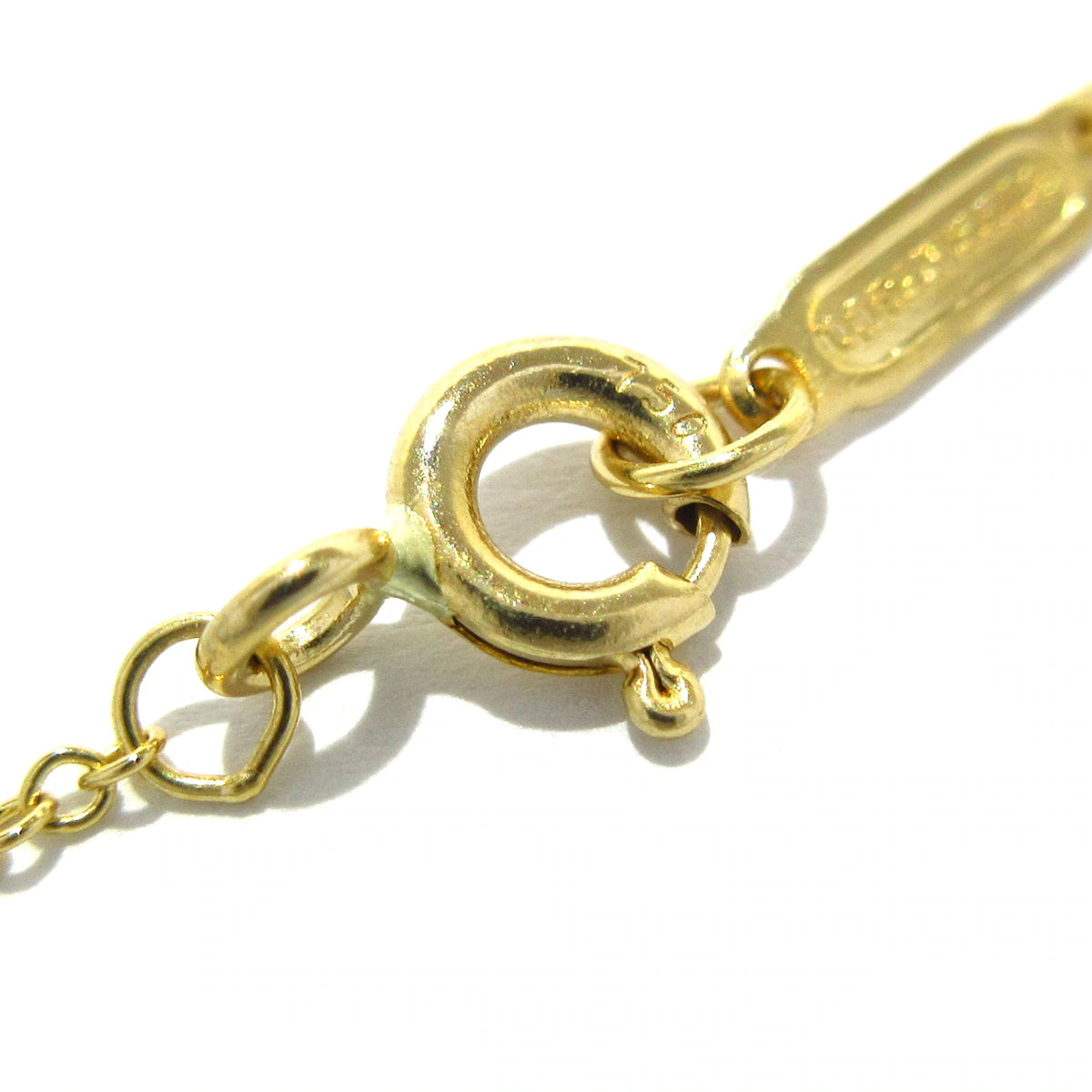 PRE-OWNED Heart Lock Necklace 18K Yellow Gold