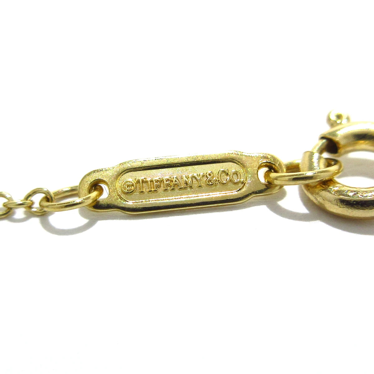 PRE-OWNED Heart Lock Necklace 18K Yellow Gold