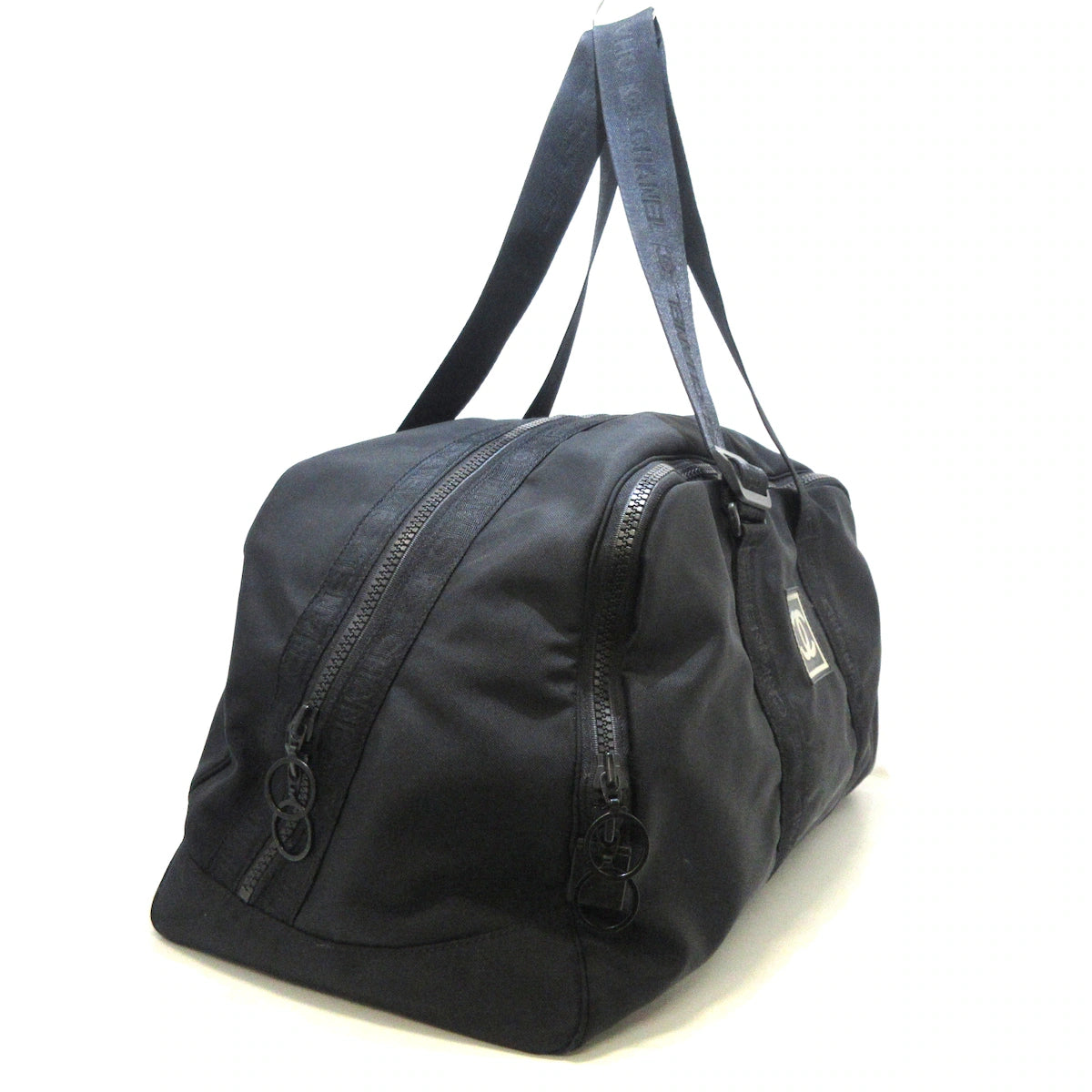 PRE-OWNED CC Sports Line Boston Bag Black Nylon