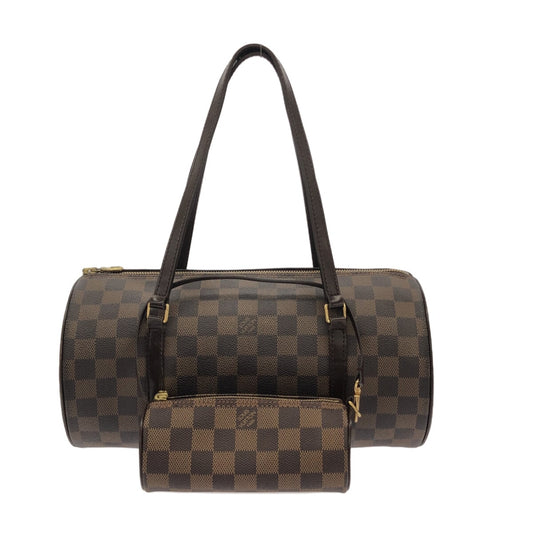 LOUIS VUITTON - Papillon 30 Damier Ebene Canvas Shoulderbag