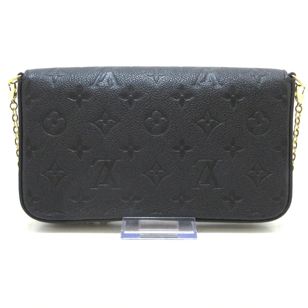 LOUIS VUITTON - Felicie Monogram Other Style Wallet Noir Empreinte Leather