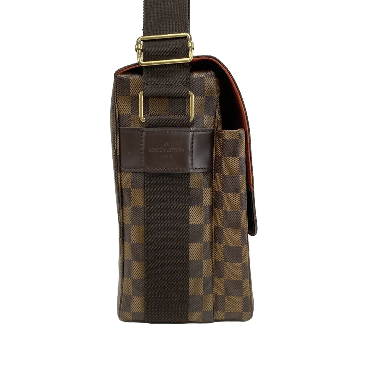 PRE-OWNED LV Broadway Damier Ebene Canvas Shoulder Bag