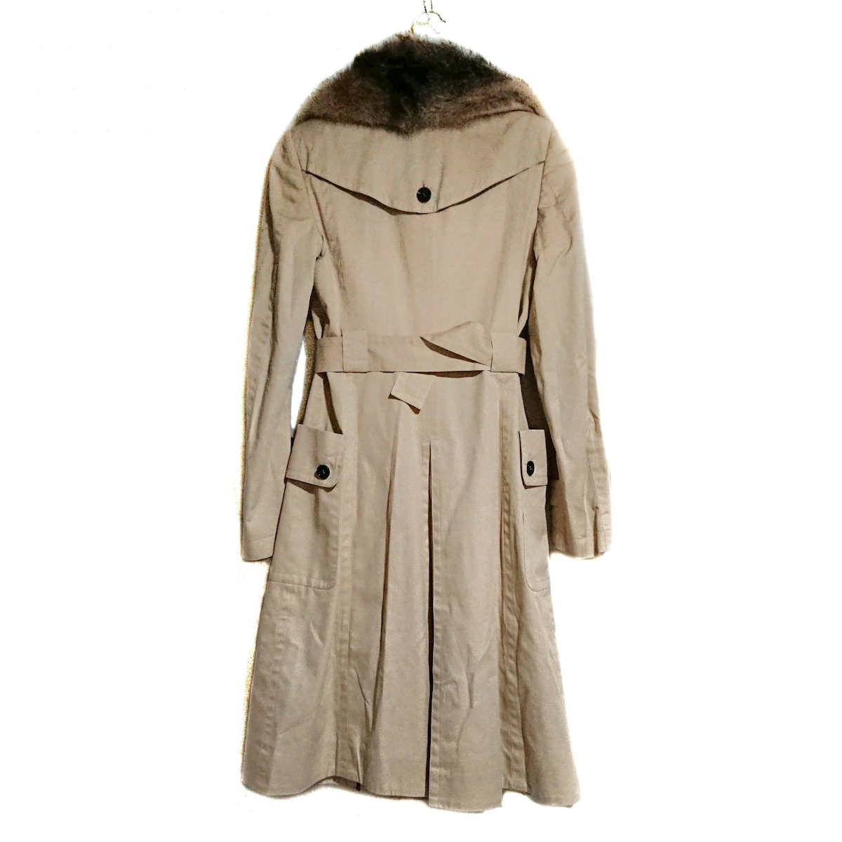PRE-OWNED Prorsum Beige Women's Coat
