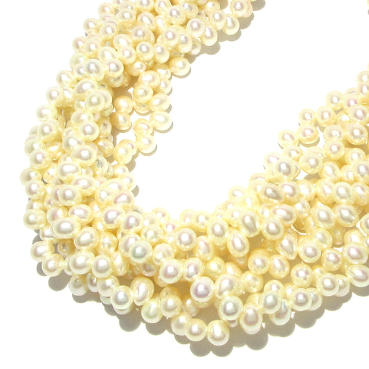 TIFFANY & CO. - Torsade Necklace Cream Silver Fresh Water Pearl