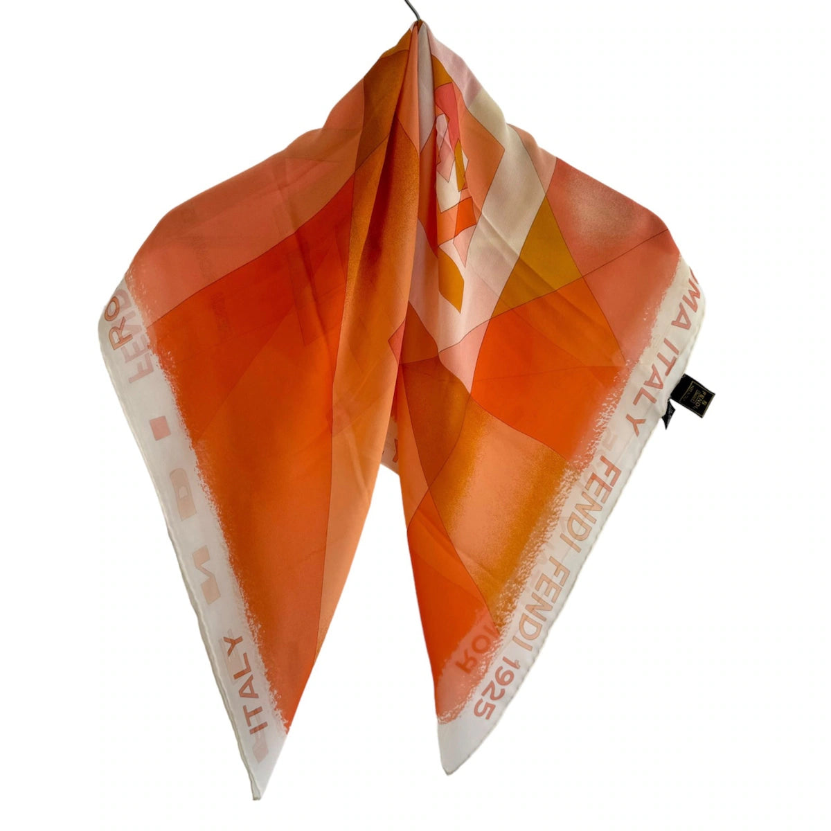 PRE-OWNED Pink Orange Multi Scarf